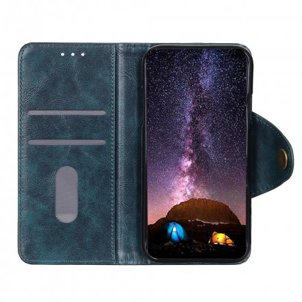 Housse Samsung Galaxy A22 4G Simili Cuir Bouton Verni Housse Samsung Galaxy A22 4G Simili Cuir Bouton Verni