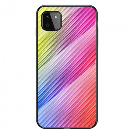 Coque Samsung Galaxy A22 5G Verre Trempé Fibre Carbone Coque Samsung Galaxy A22 5G Verre Trempé Fibre Carbone