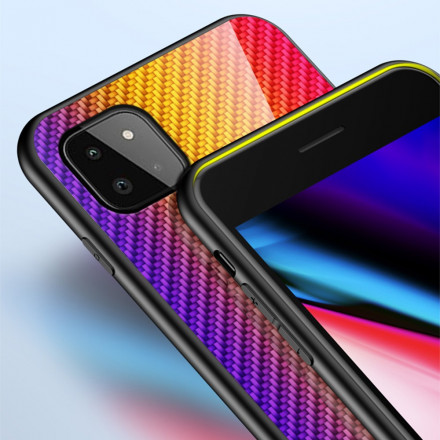 Coque Samsung Galaxy A22 5G Verre Trempé Fibre Carbone Coque Samsung Galaxy A22 5G Verre Trempé Fibre Carbone