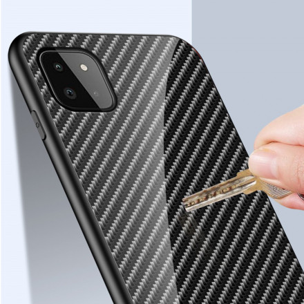 Coque Samsung Galaxy A22 5G Verre Trempé Fibre Carbone Coque Samsung Galaxy A22 5G Verre Trempé Fibre Carbone