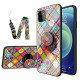 Coque Samsung Galaxy A22 5G Support Magnétique Patchwork Coque Samsung Galaxy A22 5G Support Magnétique Patchwork