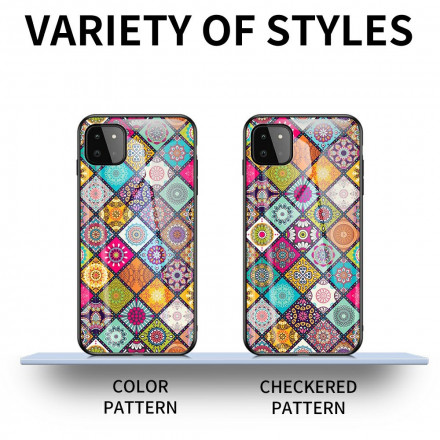 Coque Samsung Galaxy A22 5G Support Magnétique Patchwork Coque Samsung Galaxy A22 5G Support Magnétique Patchwork