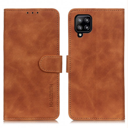 Housse Samsung Galaxy A22 4G Effet Cuir Mate Vintage KHAZNEH Housse Samsung Galaxy A22 4G Effet Cuir Mate Vintage KHAZNEH