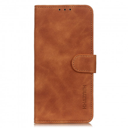 Housse Samsung Galaxy A22 4G Effet Cuir Mate Vintage KHAZNEH Housse Samsung Galaxy A22 4G Effet Cuir Mate Vintage KHAZNEH