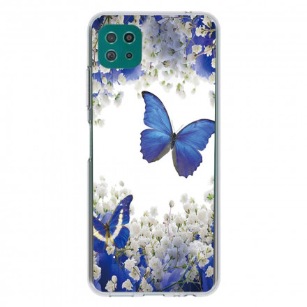 Coque Samsung Galaxy A22 5G Papillons Design