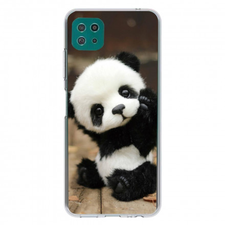 Coque Samsung Galaxy A22 5G Transparente Panda Give Me Five