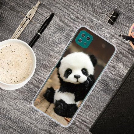 Coque Samsung Galaxy A22 5G Transparente Panda Give Me Five