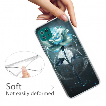 Coque Samsung Galaxy A22 5G Flexible Rose Verte