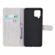Housse Samsung Galaxy A22 4G Fleurs Lunaires à Lanière Housse Samsung Galaxy A22 4G Fleurs Lunaires à Lanière