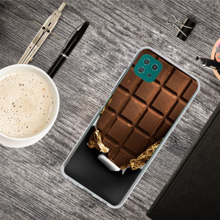 Coque Samsung Galaxy A22 5G Flexible Chocolat