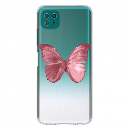 Coque Samsung Galaxy A22 5G Flexible Papillons