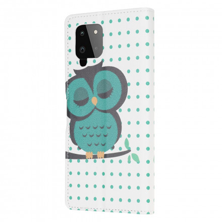 Housse Samsung Galaxy A22 4G Hibou Endormi Housse Samsung Galaxy A22 4G Hibou Endormi