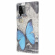 Housse Samsung Galaxy A22 4G Papillon Prestige Bleu Housse Samsung Galaxy A22 4G Papillon Prestige Bleu