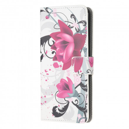 Housse Samsung Galaxy A22 4G Tropical Flowers Housse Samsung Galaxy A22 4G Tropical Flowers