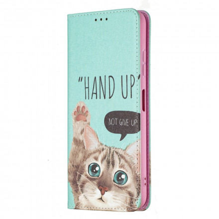 Flip Cover Samsung Galaxy A22 5G Hand Up Flip Cover Samsung Galaxy A22 5G Hand Up