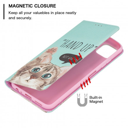 Flip Cover Samsung Galaxy A22 5G Hand Up Flip Cover Samsung Galaxy A22 5G Hand Up