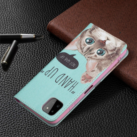 Flip Cover Samsung Galaxy A22 5G Hand Up Flip Cover Samsung Galaxy A22 5G Hand Up
