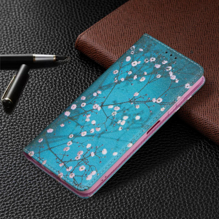 Flip Cover Samsung Galaxy A22 5G Branches Fleuries Flip Cover Samsung Galaxy A22 5G Branches Fleuries