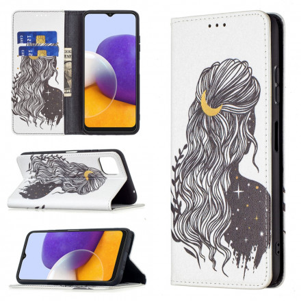 Flip Cover Samsung Galaxy A22 5G Jolie Chevelure