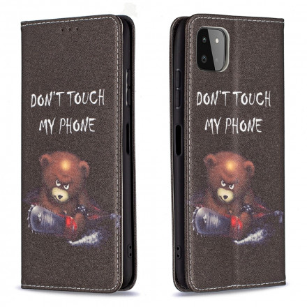 Flip Cover Samsung Galaxy A22 5G Ours Dangereux Flip Cover Samsung Galaxy A22 5G Ours Dangereux