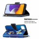 Housse Samsung Galaxy A22 5G Poche Zippée Papillons Housse Samsung Galaxy A22 5G Poche Zippée Papillons