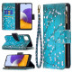 Housse Samsung Galaxy A22 5G Poche Zippée Arbre