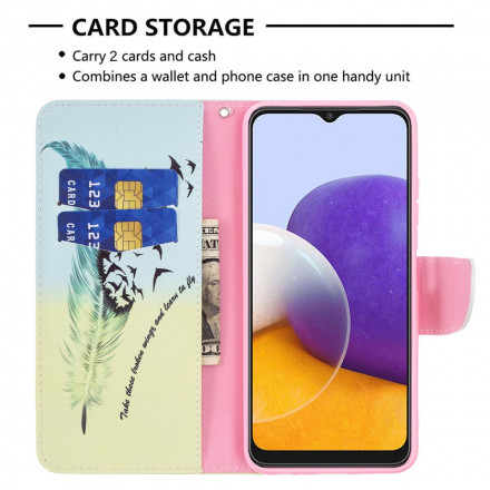 Housse Samsung Galaxy A22 5G Learn To Fly Housse Samsung Galaxy A22 5G Learn To Fly