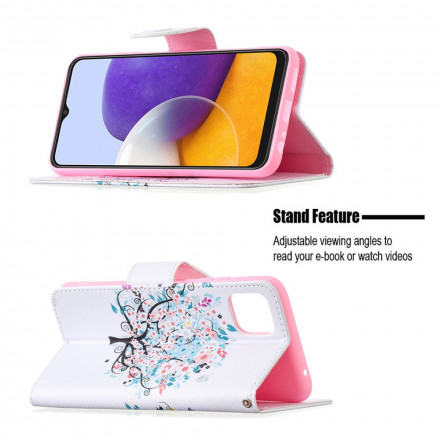 Housse Samsung Galaxy A22 5G Flowered Tree Housse Samsung Galaxy A22 5G Flowered Tree