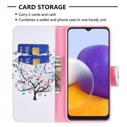 Housse Samsung Galaxy A22 5G Flowered Tree Housse Samsung Galaxy A22 5G Flowered Tree