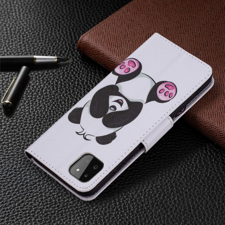 Housse Samsung Galaxy A22 5G Panda Fun