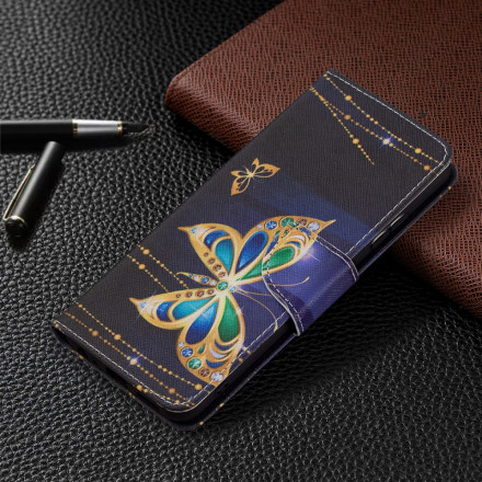 Housse Samsung Galaxy A22 5G Papillons Rois Housse Samsung Galaxy A22 5G Papillons Rois