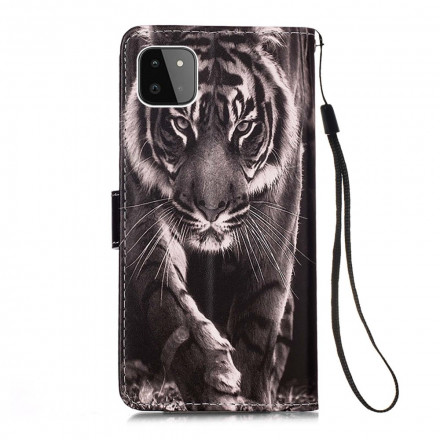 Housse Samsung Galaxy A22 5G Tigre de Nuit