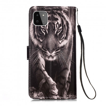 Housse Samsung Galaxy A22 5G Tigre de Nuit Housse Samsung Galaxy A22 5G Tigre de Nuit