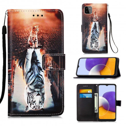 Housse Samsung Galaxy A22 5G Chaton Housse Samsung Galaxy A22 5G Chaton