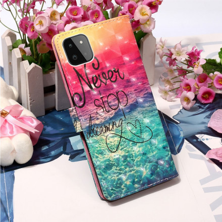 Housse Samsung Galaxy A22 5G Never Stop Dreaming