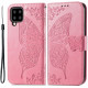 Housse Samsung Galaxy A22 4G Demi Papillons Housse Samsung Galaxy A22 4G Demi Papillons