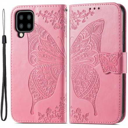 Housse Samsung Galaxy A22 4G Demi Papillons Housse Samsung Galaxy A22 4G Demi Papillons