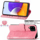 Housse Samsung Galaxy A22 4G Demi Papillons Housse Samsung Galaxy A22 4G Demi Papillons