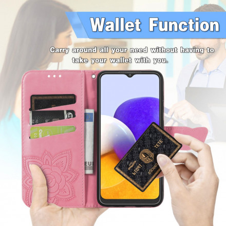 Housse Samsung Galaxy A22 4G Demi Papillons Housse Samsung Galaxy A22 4G Demi Papillons