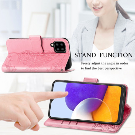 Housse Samsung Galaxy A22 4G Demi Papillons Housse Samsung Galaxy A22 4G Demi Papillons