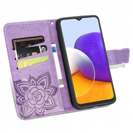Housse Samsung Galaxy A22 4G Demi Papillons