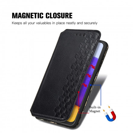 Flip Cover Samsung Galaxy A22 4G Effet Cuir Texture Diamant Flip Cover Samsung Galaxy A22 4G Effet Cuir Texture Diamant