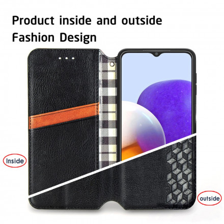 Flip Cover Samsung Galaxy A22 4G Effet Cuir Texture Diamant Flip Cover Samsung Galaxy A22 4G Effet Cuir Texture Diamant