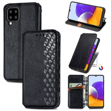 Flip Cover Samsung Galaxy A22 4G Effet Cuir Texture Diamant Flip Cover Samsung Galaxy A22 4G Effet Cuir Texture Diamant