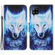 Housse Samsung Galaxy A22 4G Loup Blanc