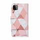 Housse Samsung Galaxy A22 5G Marbre et Paillettes avec Lanière Housse Samsung Galaxy A22 5G Marbre et Paillettes avec Lanière