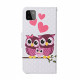 Housse Samsung Galaxy A22 5G Famille de Hiboux avec Lanière Housse Samsung Galaxy A22 5G Famille de Hiboux avec Lanière