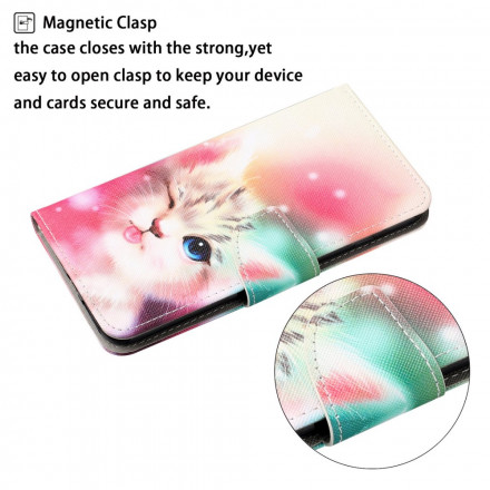 Housse Samsung Galaxy A22 5G Histoires de Chat avec Lanière Housse Samsung Galaxy A22 5G Histoires de Chat avec Lanière
