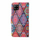 Housse Samsung Galaxy A22 4G Patchwork avec Lanière Housse Samsung Galaxy A22 4G Patchwork avec Lanière