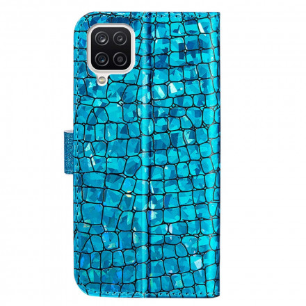 Housse Samsung Galaxy A22 4G Croco Diamants Housse Samsung Galaxy A22 4G Croco Diamants